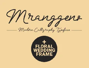 Mranggens font