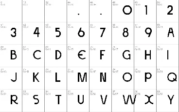 CONGARD X18 font