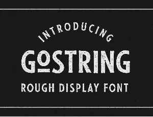 Gostring font