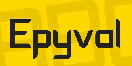 Epyval font