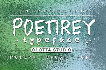 Poetirey font