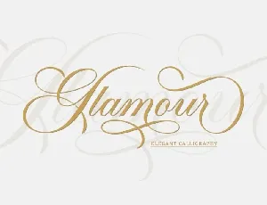 Glamour font