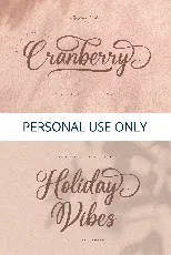 Cranberry font