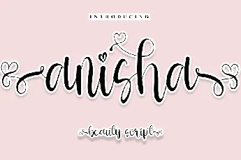 Anisha font