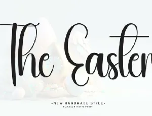 The Easter Script font