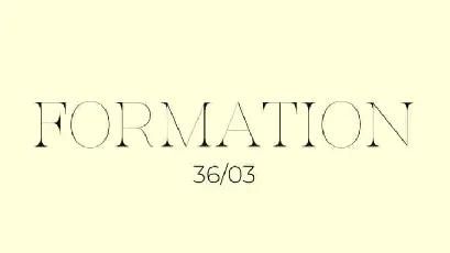 Formation Serif font