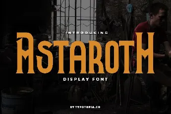 Astaroth Serif Display font