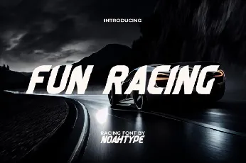 Fun Racing font