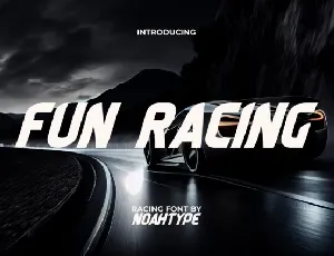 Fun Racing font