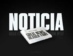 Noticia font