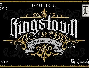 Kingstown font