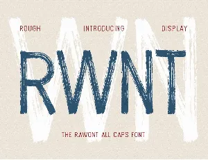 RAWONT font