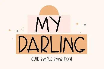 My Darling font