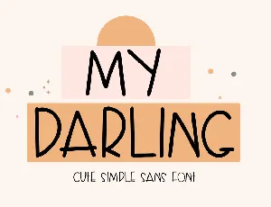 My Darling font