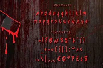 Bloodie Curse font