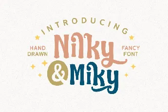 Nilky & Miky font