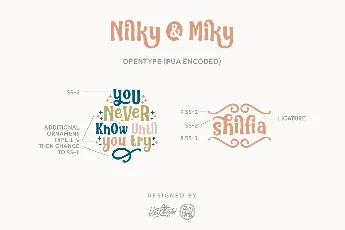 Nilky & Miky font