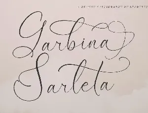 Garbina Sarleta font