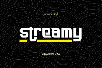 Streamy font