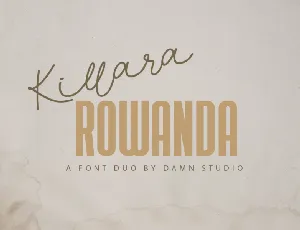 Killara Rowanda Duo font