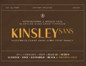 Kinsley font