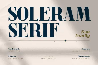 Soleram Demo font