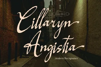 Cillaryn Angistia font