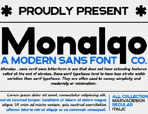 Monalqo font