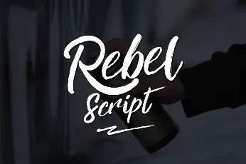 Rebel Script font