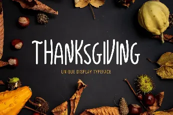 Thanksgiving font