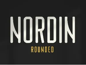 Nordin Rounded Free font