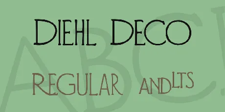 Diehl Deco font