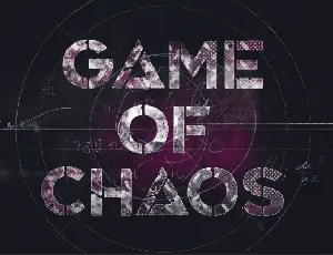 CF Game Of Chaos font