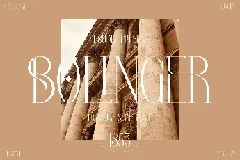 Bolinger font