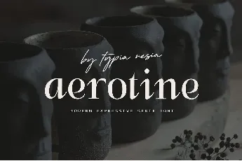 Aerotine font