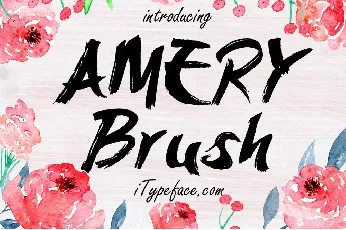 Amery Brush font