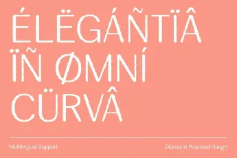 Diamend Rounded Rough font