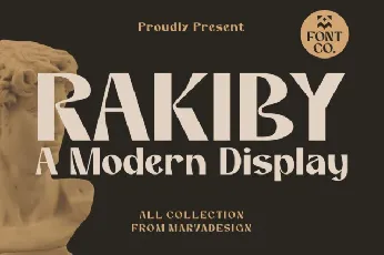 Rakiby font