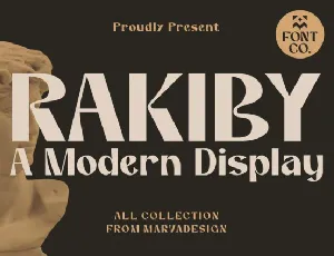 Rakiby font