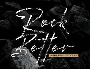 Rock Better font