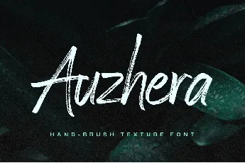 Auzhera Brush DEMO/PERSONAL USE font