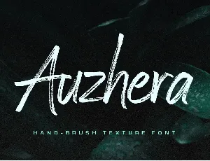 Auzhera Brush DEMO/PERSONAL USE font