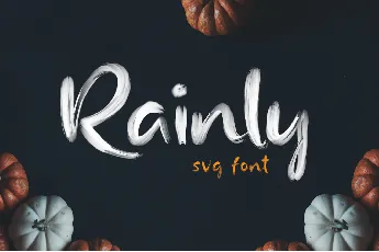 Rainly font