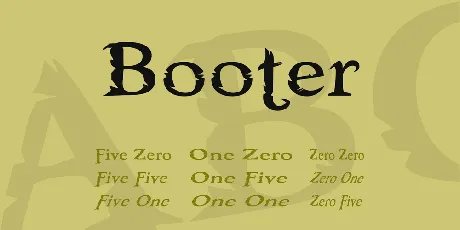 Booter font