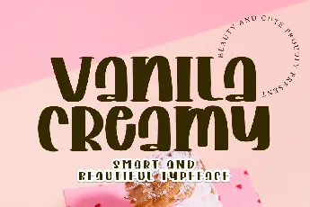 Vanila Creamy font