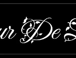 Fleur De Leah font