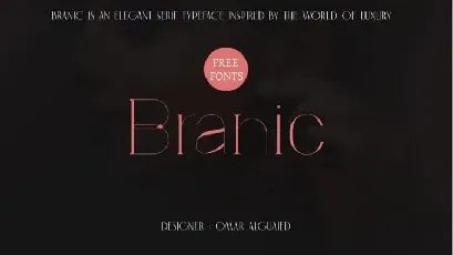 Branic Display font