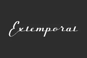 Extemporal font