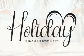 Holiday Script Typeface font