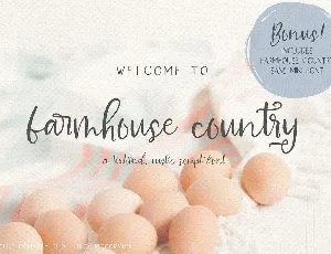 Farmhouse Country font